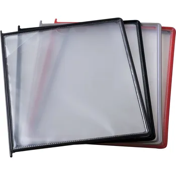 Kancelářský nábytek 10 Červených kapes A4 určených pro listovací soubory