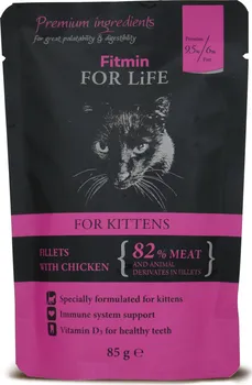 Krmivo pro kočku Fitmin Cat Pouch Kitten Chicken 85 g