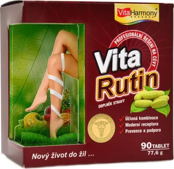 Přírodní produkt VitaHarmony Vita Rutin 90 tbl.
