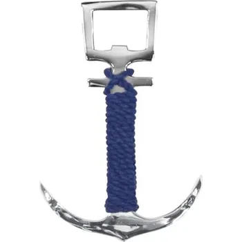 Otvírák SEA CLUB Otvírák na lahve - kotva s provazem - stříbrný 1517N