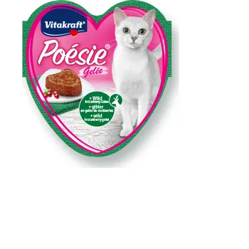 Krmivo pro kočku Vitakraft Cat Poésie vanička želé zvěřina a brusinka 85 g