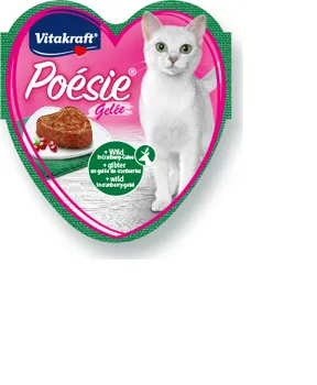 Krmivo pro kočku Vitakraft Cat Poésie vanička želé zvěřina a brusinka 85 g