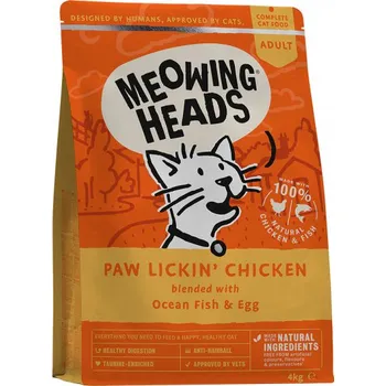 Krmivo pro kočku Meowing Heads Paw Lickin’ Chicken 450 g
