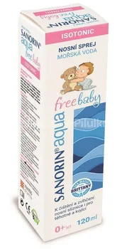 Nosní sprej Sanorin Aqua Free Baby 120 ml