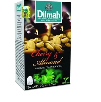 Čaj Dilmah Černý čaj Třešeň a mandle 20 x 1,5 g