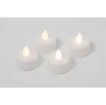 Nexos D42988 4 čajové svíčky bílá