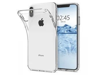 Pouzdro na mobilní telefon Spigen Liquid Crystal pro Apple iPhone XS Max čiré (065CS25122)