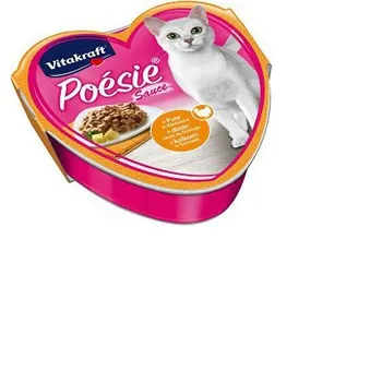 Krmivo pro kočku Vitakraft Cat Poésie vanička šťáva krocan v sýrové omáčce 85 g