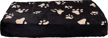 Pelíšek pro psa Trixie Winny 60 x 35 cm černý s tlapkami