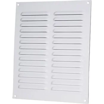 Větrací mřížka Vents Ventilační mřížka kovová 245x195 mm MVMPO245x195-bílá