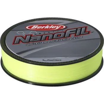 Rybářský vlasec Berkley Nanofil Hi-vis Chartreuse žlutý, 0,17 mm/125 m