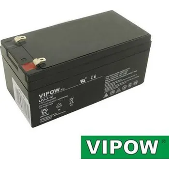 Záložní baterie Baterie Olověná 12V/ 3.3Ah VIPOW Bezúdržbový Akumu