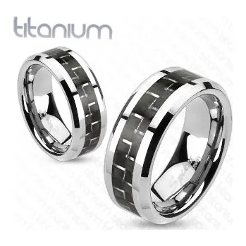 Prsten Spikes USA Pánský prsten titan - velikost 62 - TT1037-62