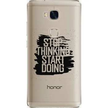 Pouzdro na mobilní telefon iSaprio Start Doing black pro Huawei Honor 5X