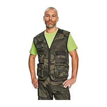 pracovní vesta Pracovní maskovaná vesta CRAMBE 0303010112