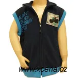 Wolf Dětská vesta s kožíškem modrá Velikost: 128