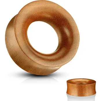 Piercing Šperky4U Tunel do ucha Saba Wood - TN01122-06