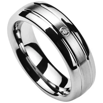 Prsten NUBIS® NWF1040 Dámský snubní prsten se zirkonem - velikost 57 - NWF1040-6Zr-57