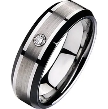 Prsten NUBIS® NWF1014 Dámský snubní prsten se zirkonem - velikost 49 - NWF1014-5Zr-49