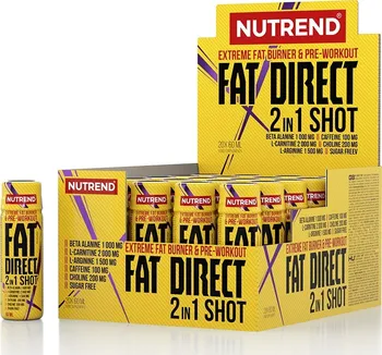 Spalovač tuku Nutrend Fat Direct Shot 20 x 60 ml
