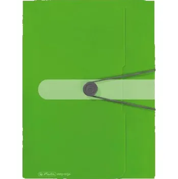 Složka tříklopá Easy orga to go A4, PP, s gumou, zelená