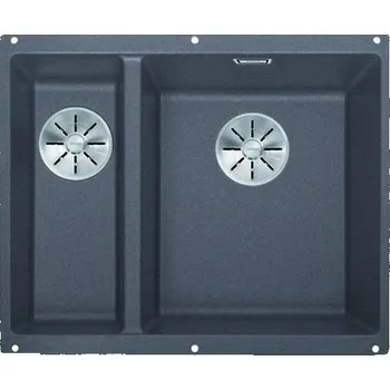 Granitový dřez Blanco Subline 340/160 U 523559 bez táhla P šedá skála