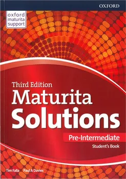 Anglický jazyk Maturita Solutions Pre-intermediate Student's Book Czech Edition (3rd Edition) - Tim Falla (EN)