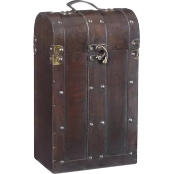 Dárková krabička Dřevěná krabička na 2 vína F0004