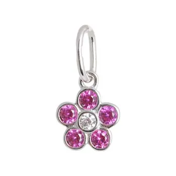 Přívěsek Přívěšek z bílého zlata kytička ZZ0389F