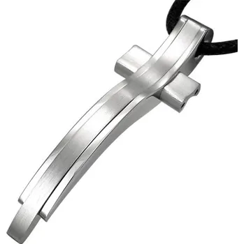 Přívěsek Šperky4U Ocelový přívěšek - kříž - OPP1026