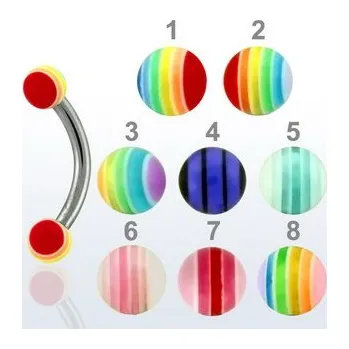 Piercing Šperky4U Piercing do obočí - OB01158-03