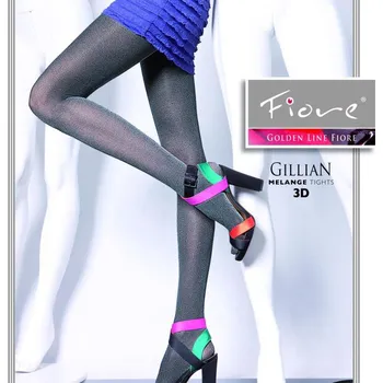 Dámská móda Punčochové kalhoty Gillian 60 den - Fiore bordeaux 2-S