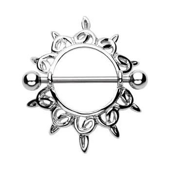 Piercing Šperky4U Piercing do bradavky se štítem - BR01011