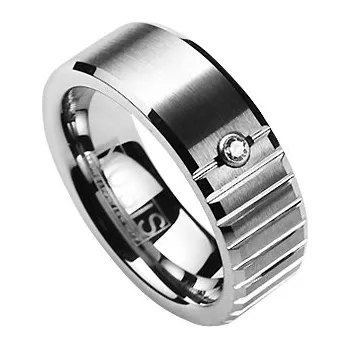 Prsten NUBIS® NWF1017 Dámský snubní prsten se zirkonem - velikost 52 - NWF1017-Zr-52