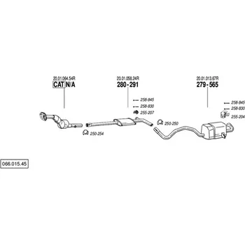 závěsná guma Bosal 255-207