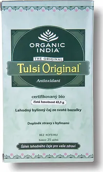 Léčivý čaj Organic India Tulsi Original tea Bio 25 ks