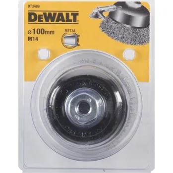 Brusný kotouč DeWALT DT3489 Drátěný kartáč talířový s vlnitými dráty na kov, 100 mm