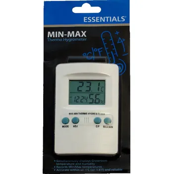 Essentials Digital Thermo Hygrometer bílý