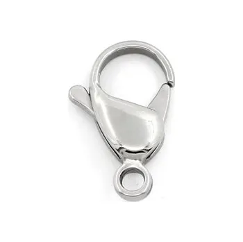 Materiál na výrobu šperku Šperky4U komponenty - zapínání - karabinka ocelová 11 mm - OK1003