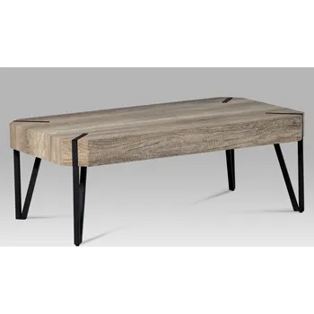 Konferenční stolek Autronic AHG-241 Can černá/dub canyon grey