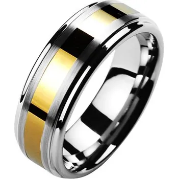 Prsten NUBIS® NWF1024 Pánský snubní prsten wolfram - velikost 59 - NWF1024-8-59