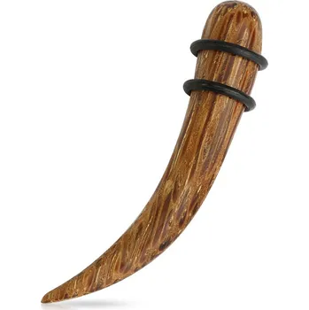 Piercing Šperky4U Roztahovák do ucha - kokosové dřevo - EP1018-03