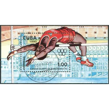 Poštovní známka (1990) MiNr. 3369 - Block 118 - O - Kuba - Letní olympijské hry 1992, Barcelona