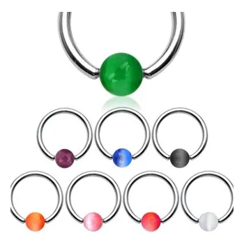 Piercing Šperky4U Piercing kruh akrylát, rozměr 1,2 x 10 mm - K01030-A