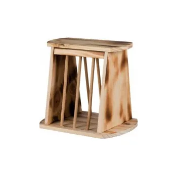 Krmítko pro ptáka Samostatně stojící krmítko na seno, dřevěné