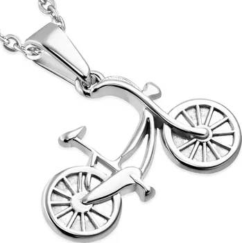 Přívěsek Šperky4U Ocelový přívěšek - jízdní kolo - OPP1422