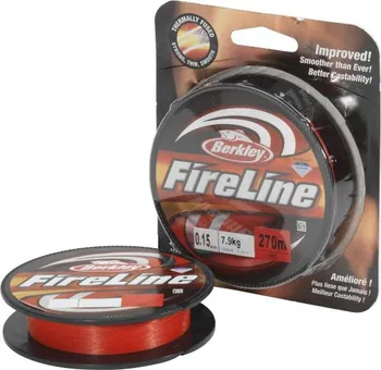 Berkley Fireline červený 0,1 mm/110 m