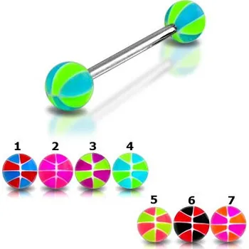 Piercing Šperky4U Piercing do jazyku - PJ01051-AG