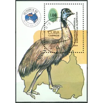 Poštovní známka (1984) MiNr. 2885 - Block 85 - O - Kuba - Mezinárodní výstava poštovních známek AUSIPEX '84, Melbourne