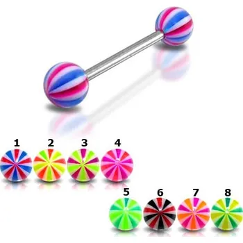 Piercing Šperky4U Piercing do jazyka - PJ01070-KR